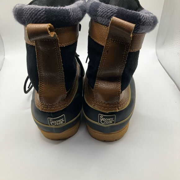 NWOT Snowy Creek DuPont ThermoLite Thin Insulation Duck Winter Boot Kids Size 12 - Picture 4 of 5